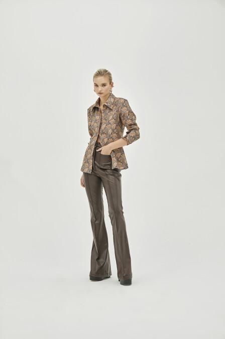 Eva Shawl Patterned Shirt - 3