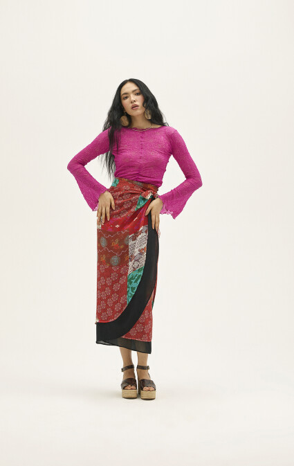 Faustina Tie Skirt - 2