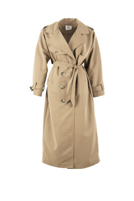 Fayette Beige Trench Coat - 1