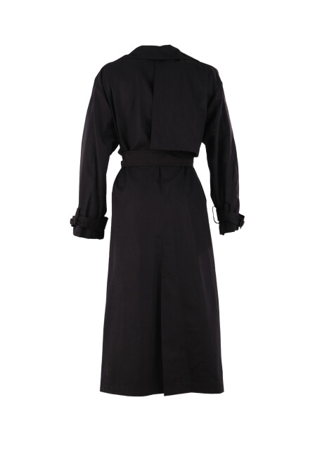 Fayette Black Trench Coat - 2