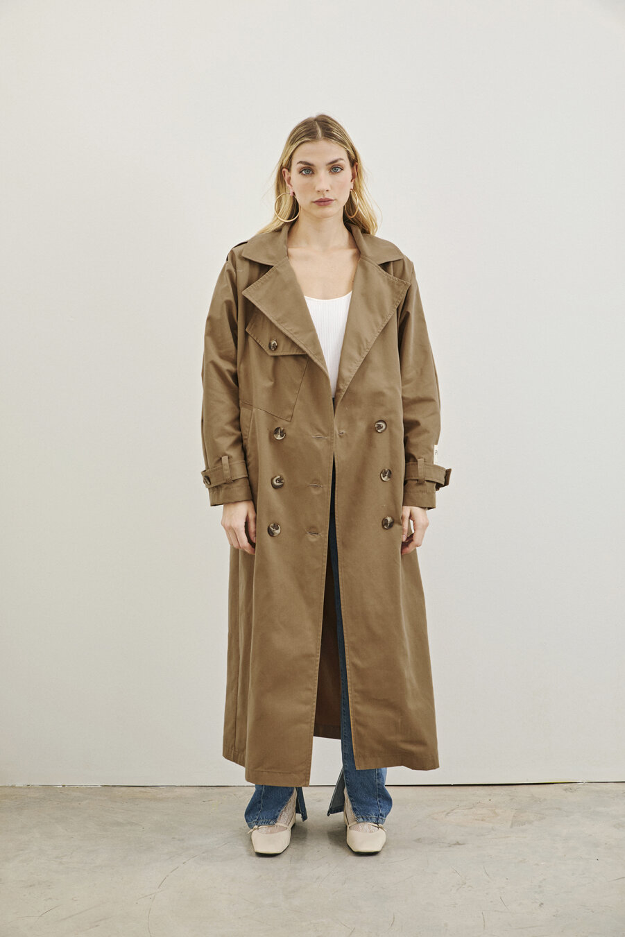 Fayette Camel Trench Coat - 5