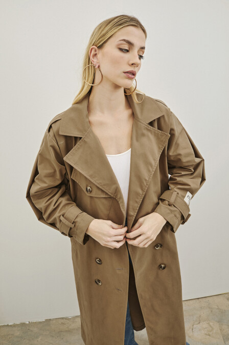 Fayette Camel Trench Coat - 6