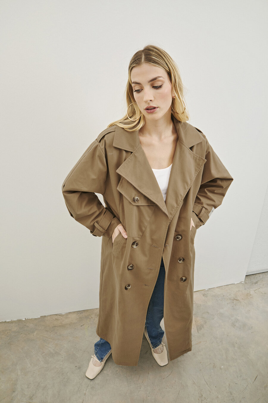 Fayette Camel Trench Coat - 4