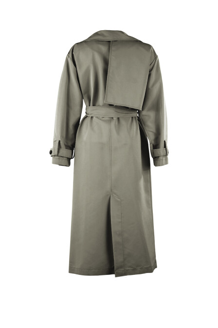 Fayette Khaki Trench Coat - 2