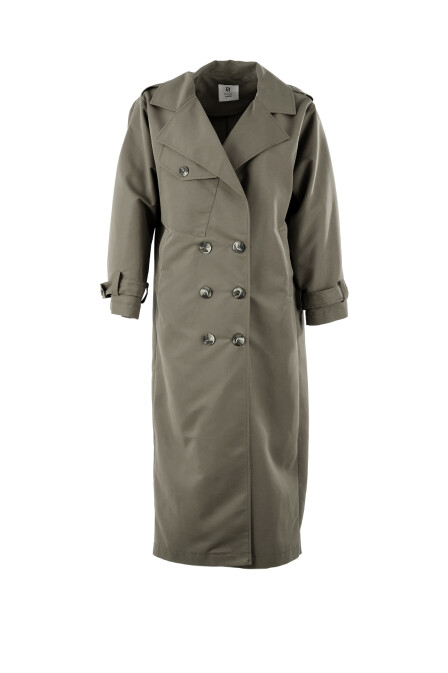 Fayette Khaki Trench Coat - 3