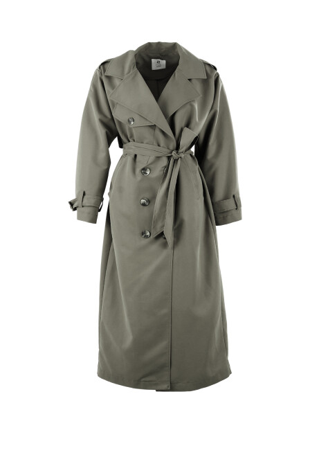 Fayette Khaki Trench Coat - 1