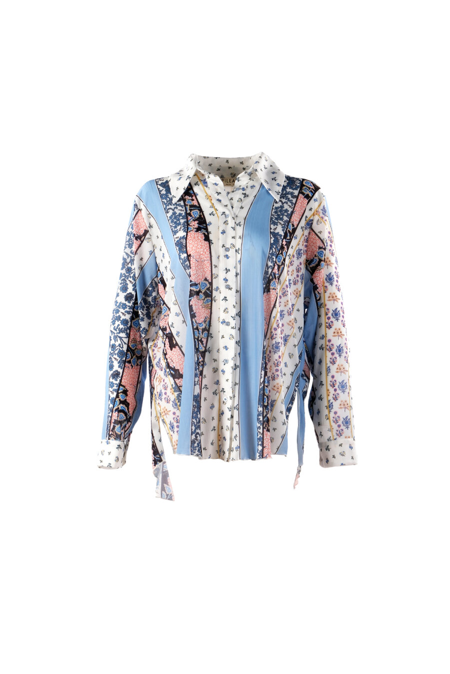 Floral Patterned Knitted Shirt - 4