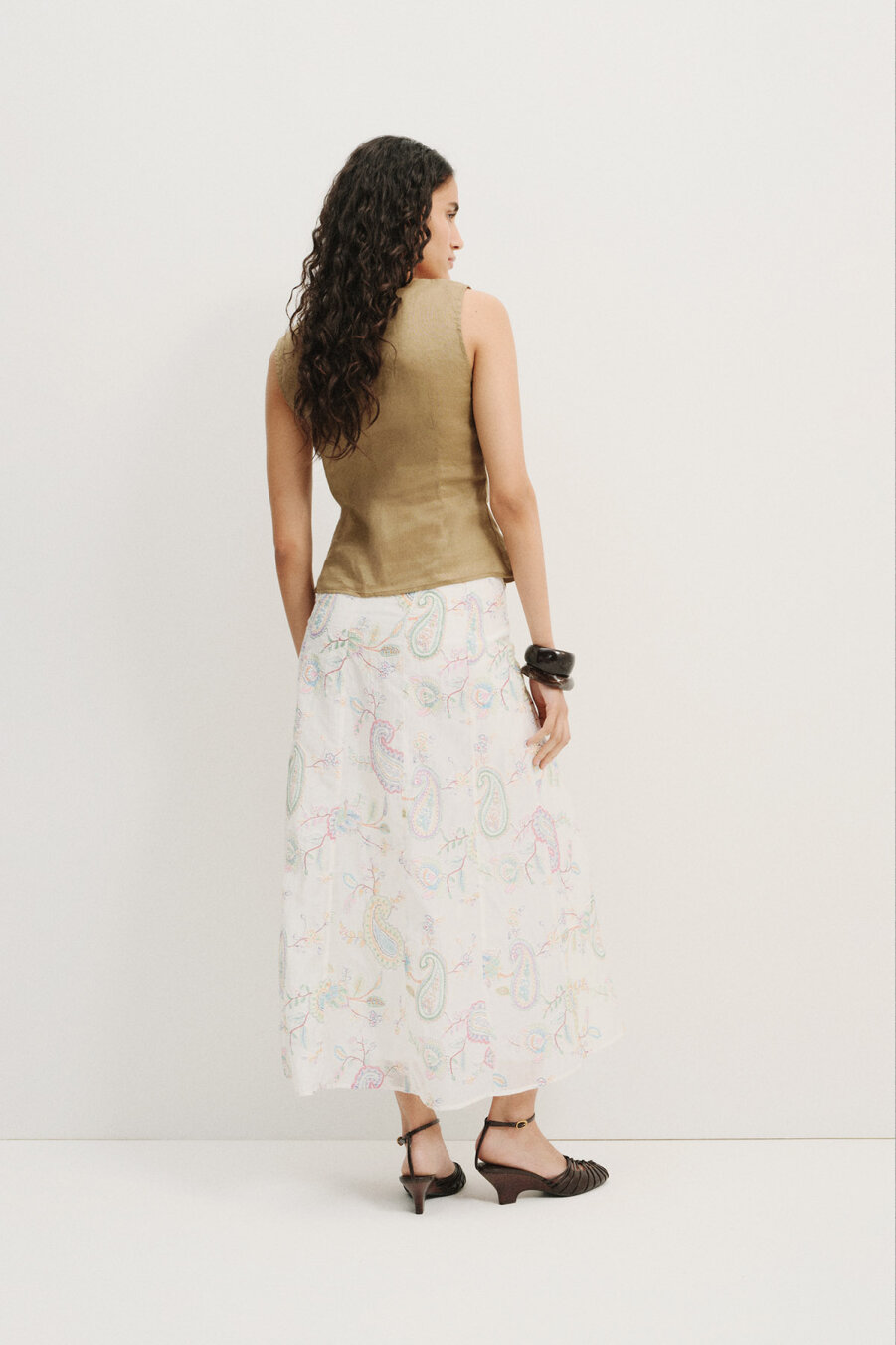 Freya Embroidered Piece Skirt - 7