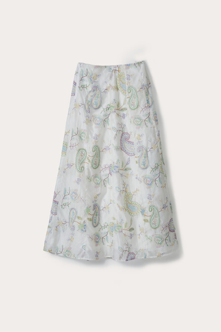 Freya Embroidered Piece Skirt - 5