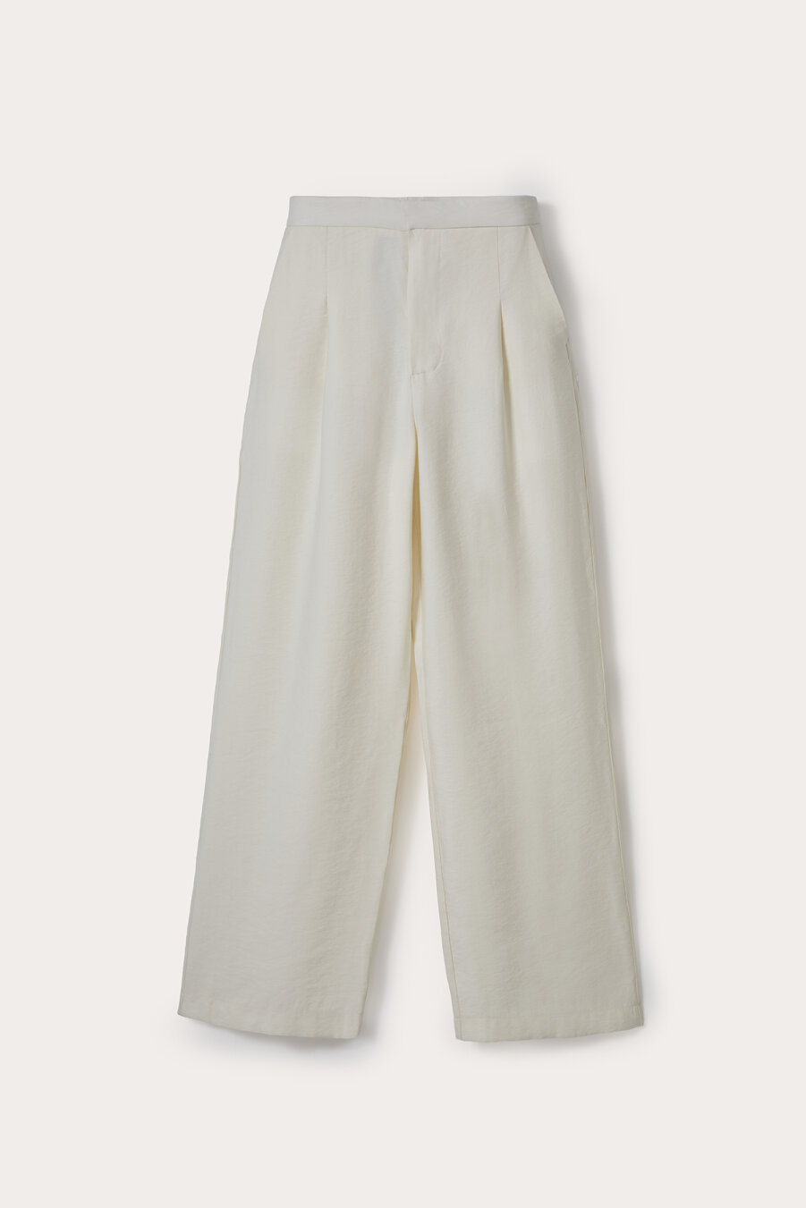 Gina Modal Ecru Pants - 3