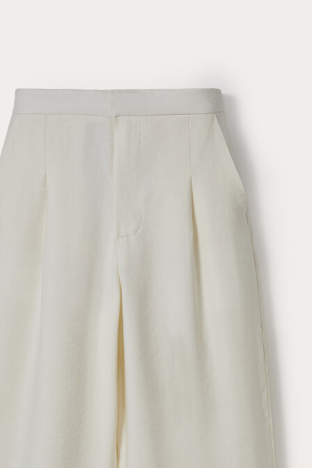 Gina Modal Ecru Pants - 5