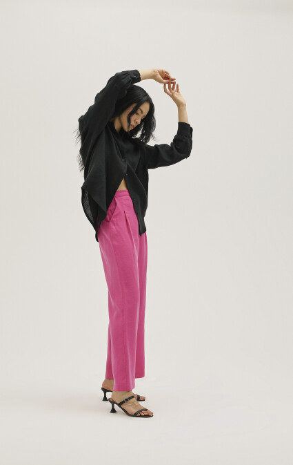 Gina Modal Fuchsia Pants - 5