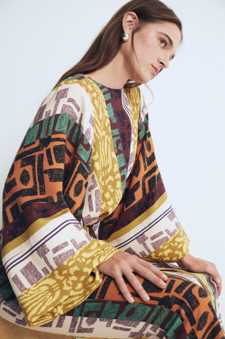 Harmony Kaftan Elbise - 1