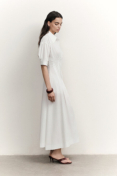 Hazel Poplin Shirt Dress - 4