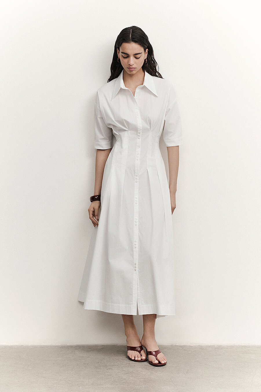 Hazel Poplin Shirt Dress - 2