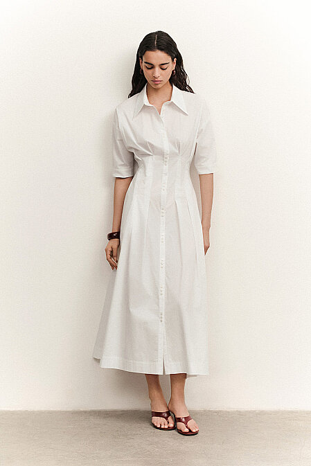 Hazel Poplin Shirt Dress - 2
