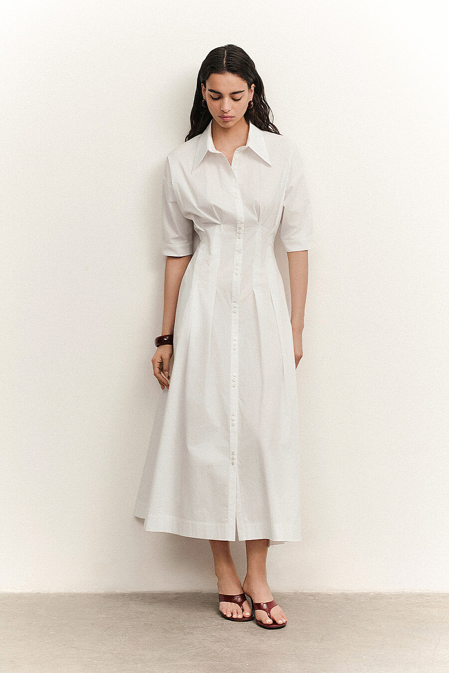 Hazel Poplin Shirt Dress - 2