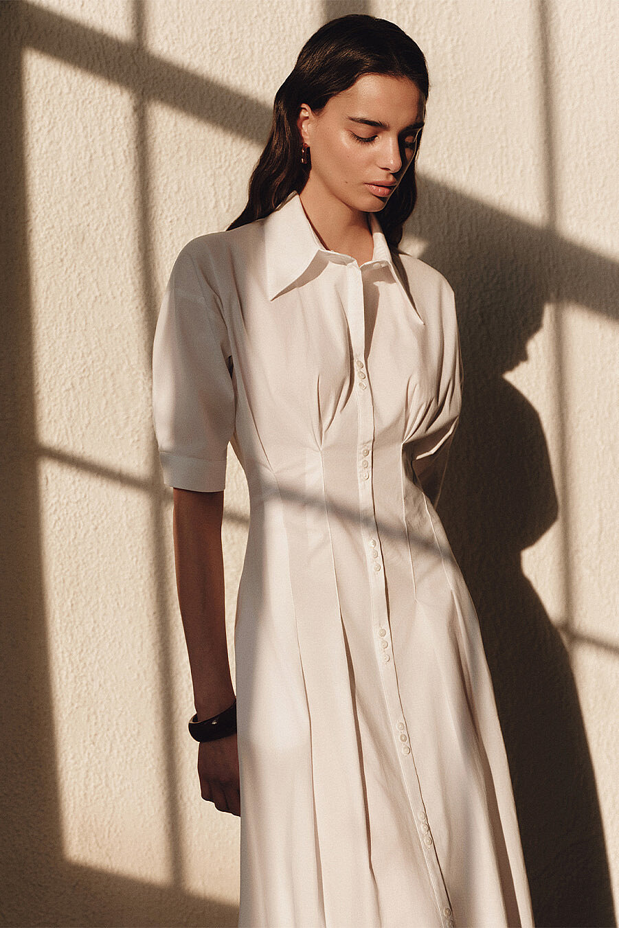 Hazel Poplin Shirt Dress - 4