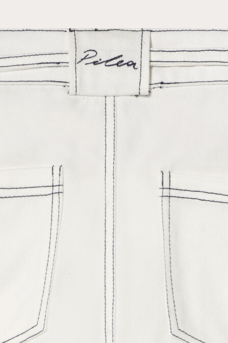 İnce Kemerli Gabardin Pantolon - 4