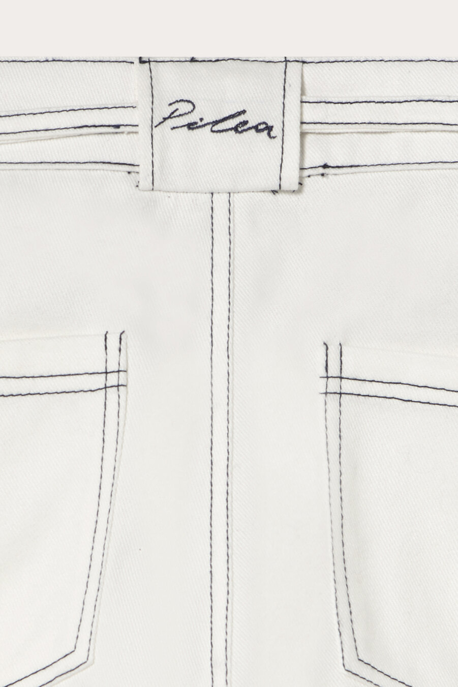 İnce Kemerli Gabardin Pantolon - 4