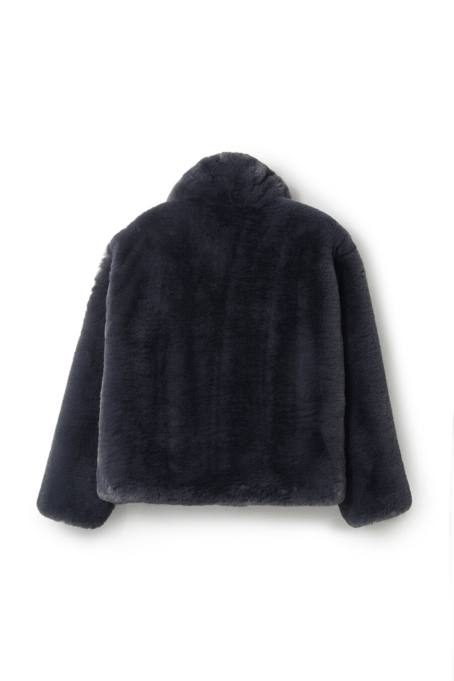 Indigo Faux Fur Jacket - 7