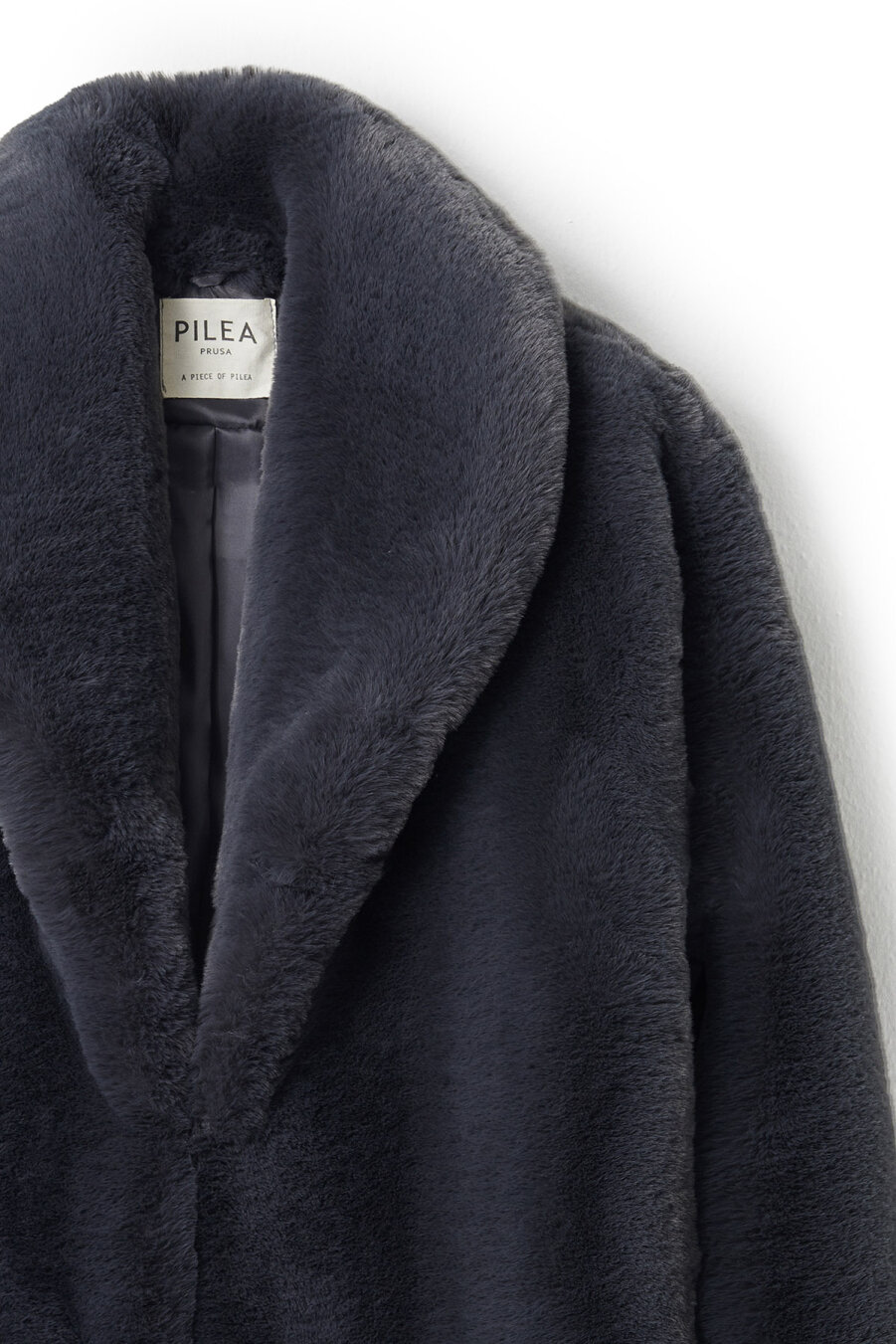 Indigo Faux Fur Jacket - 8