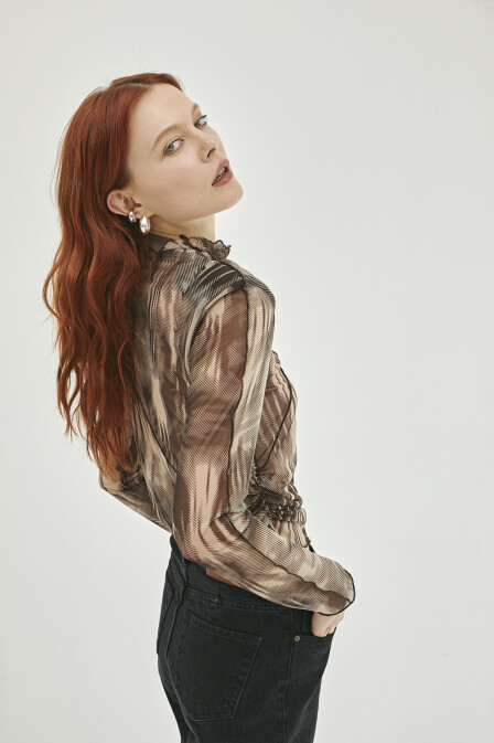 Irene Mesh Blouse - 5