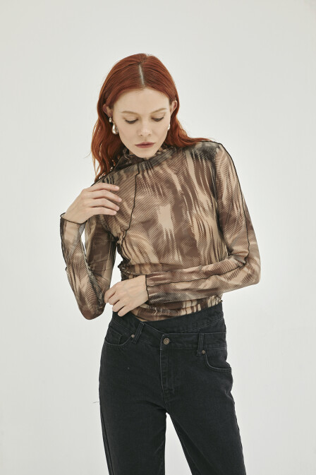 Irene Mesh Blouse - 1