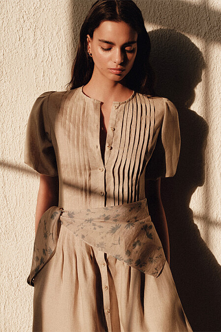 Irıs Lınen Dress - 5