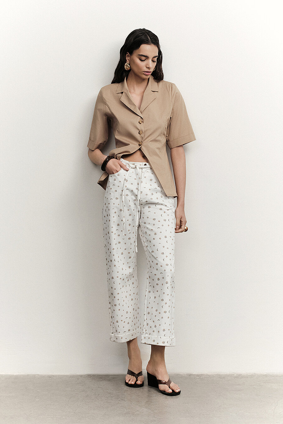 Isabel Gabardıne Floral Pants - 1