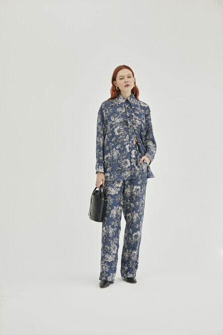 Jane Patterned Trousers - 1