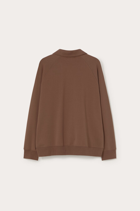 Jenny Raglan Sleeve Brown Jacket - 3