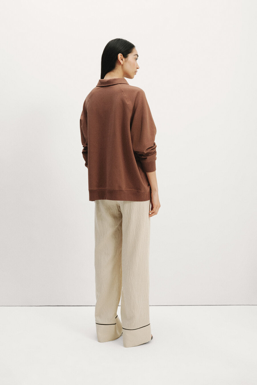 Jenny Raglan Sleeve Brown Jacket - 6
