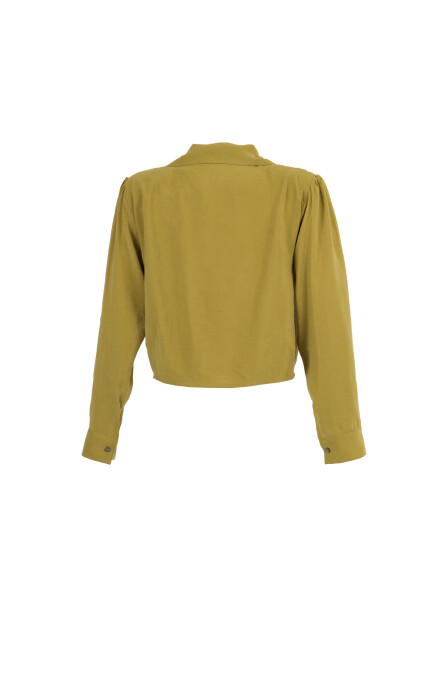 Karen Mini Wadding Olive Shirt - 2