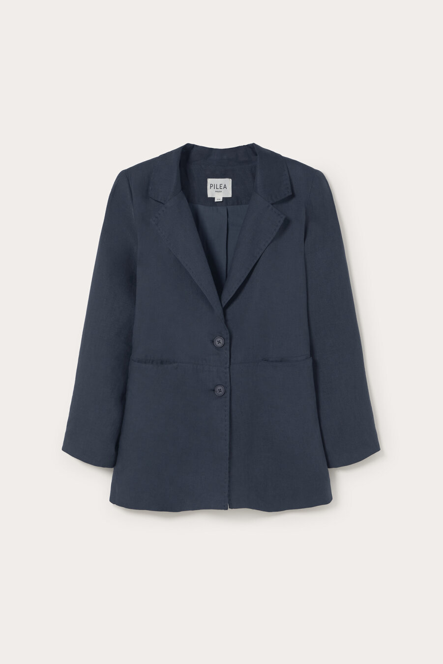 Keten Lacivert Blazer Ceket - 3