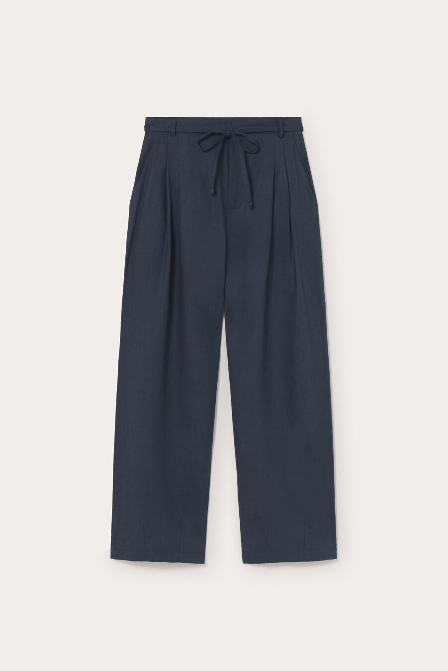 Keten Lacivert Pantolon - 4