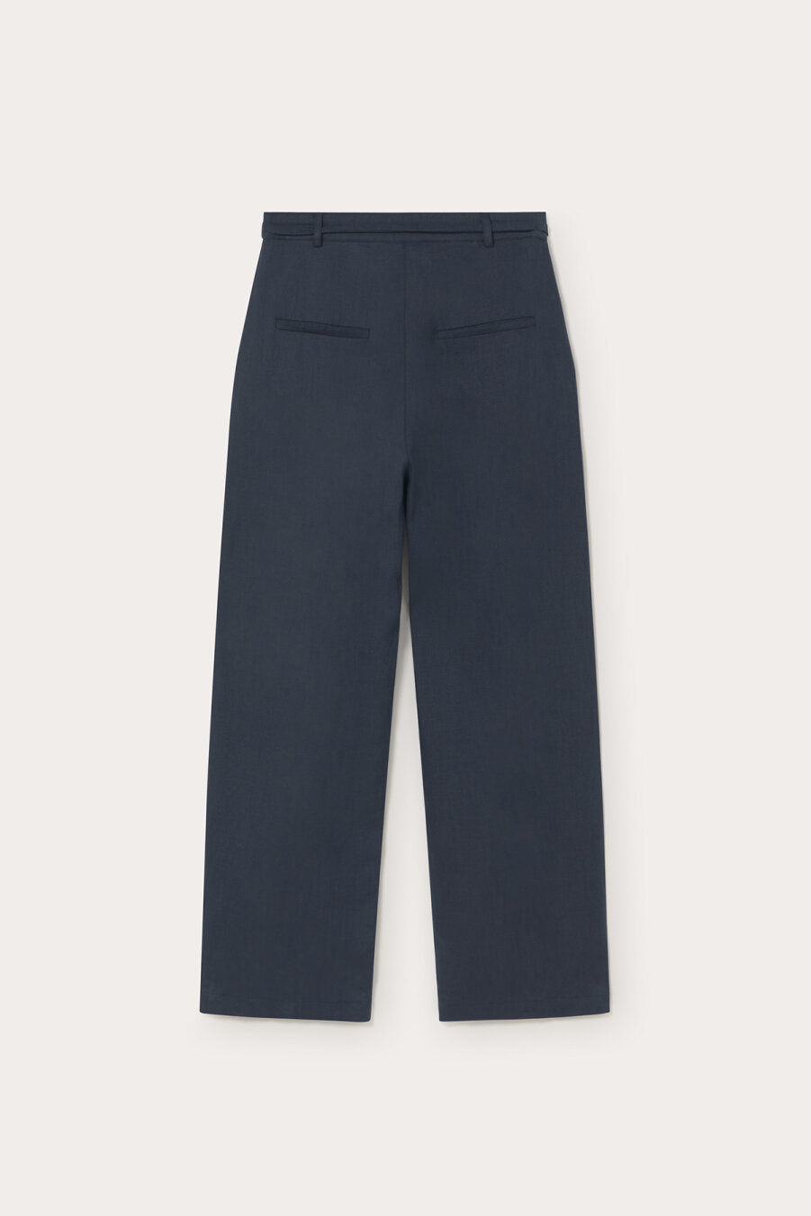 Keten Lacivert Pantolon - 5