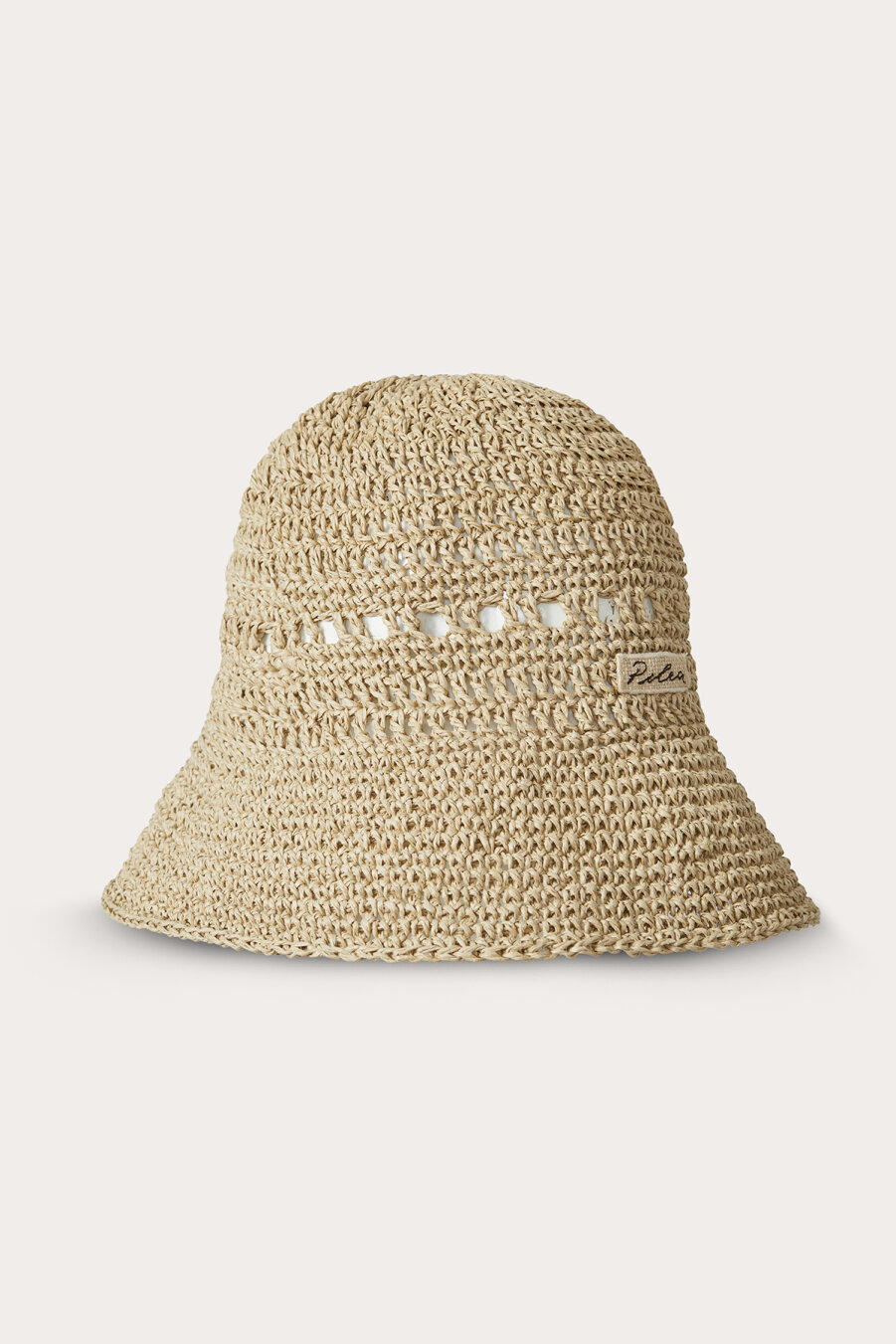 Knitted Straw Hat - 5