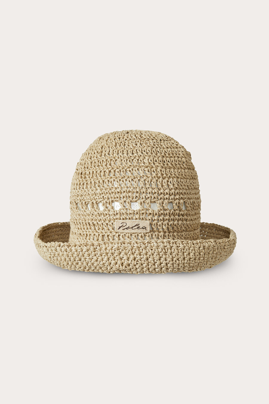 Knitted Straw Hat - 3