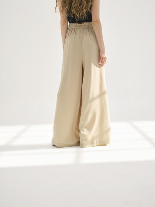 Kylie Beige Trousers - 2