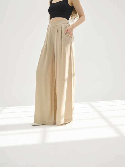 Kylie Beige Trousers - 7