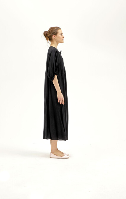 Labrin Black Dress - 4