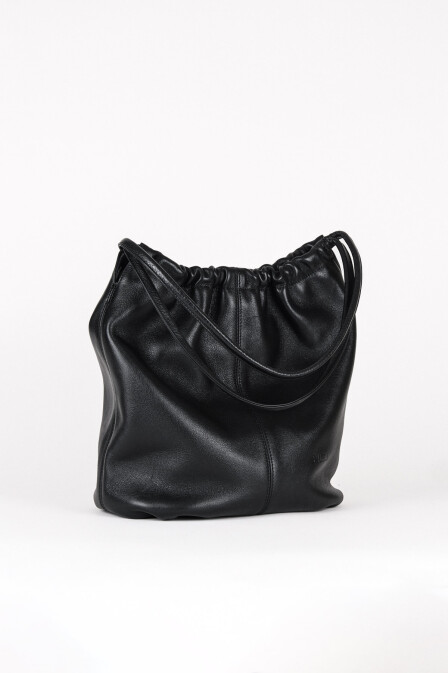 Leather Hola Bag Black - 5