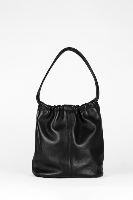 Leather Hola Bag Black - 4