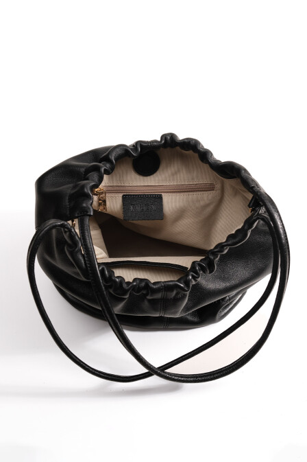 Leather Hola Bag Black - 7