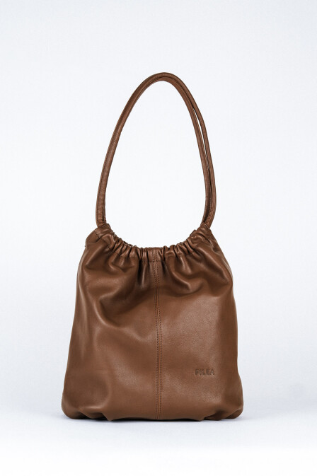 Leather Hola Bag Brown - 4