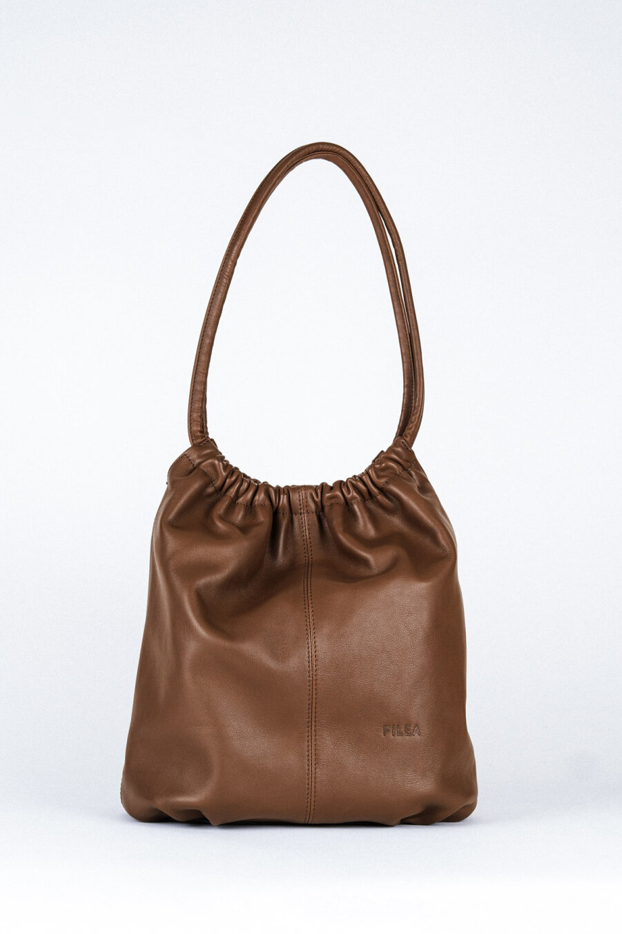 Leather Hola Bag Brown - 4