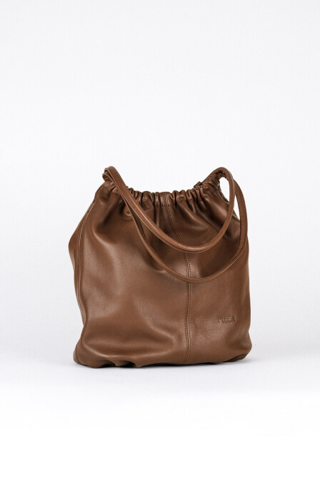 Leather Hola Bag Brown - 6