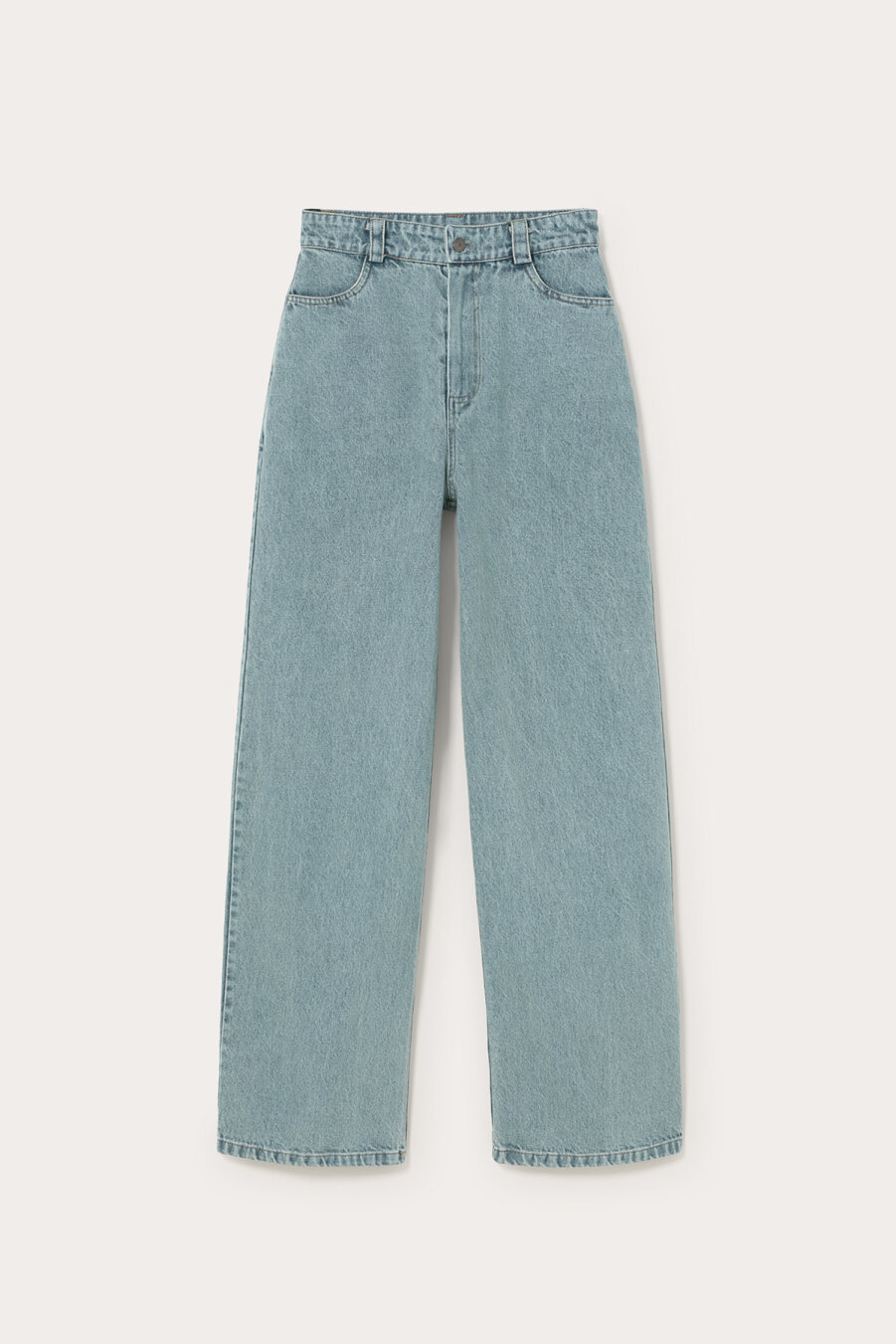 Leysa Blue Denim Pants - 5