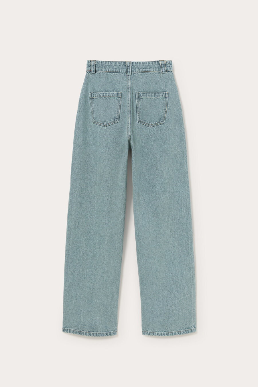 Leysa Blue Denim Pants - 3